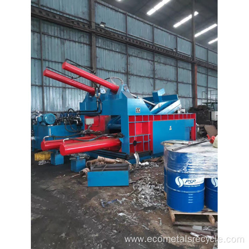 Push-out Scrap Metal Steel Compacting Baler Machinery